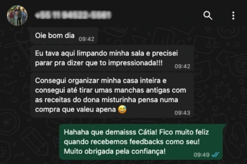 Depoimento de Cátia sobre o Lar Sem Caos